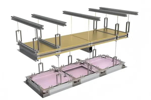 Cleanroom_Double Layer Ceiling Grid System