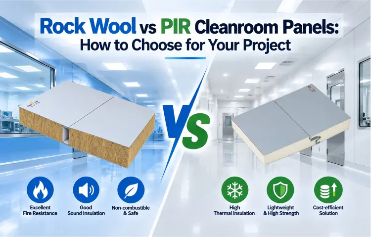 Rock Wool vs PIR Cleanroom Panels